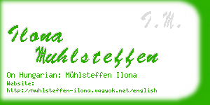 ilona muhlsteffen business card